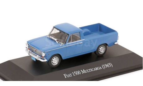 Модель Fiat 1500 Multicarga Pick-Up 1965 blue 1/43 IXO/SALVAT EDITIORIAL, масштабная модель, Altaya, scale43