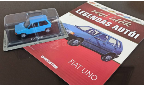 Модель автомобиль FIAT UNO 1/43 DEA Hungary, масштабная модель, DeAgostini, scale43