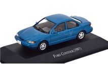 Модель FORD CONTOUR (1997) blue 1:43 EDITORIAL PLANETA DEAGOSTINI MEXICO, масштабная модель, Altaya, 1/43
