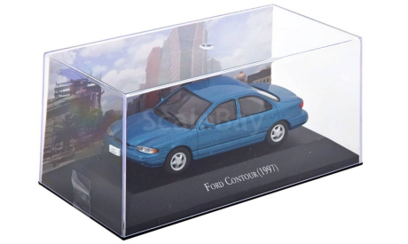 Модель FORD CONTOUR (1997) blue 1:43 EDITORIAL PLANETA DEAGOSTINI MEXICO, масштабная модель, Altaya, 1/43