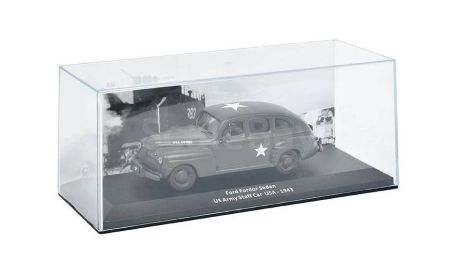 Модель FORD FORDOR SEDAN US STAFF CAR 1943 1:43 DEA/POLAND, масштабная модель, DeAgostini (военная серия), scale43