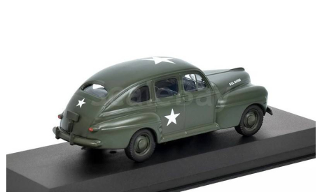 Модель FORD FORDOR SEDAN US STAFF CAR 1943 1:43 DEA/POLAND, масштабная модель, DeAgostini (военная серия), scale43