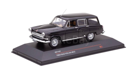 Модель Горький 22 VOLGA 1964 black 1:43 IXO/IST MODELS, масштабная модель, scale43, ГАЗ