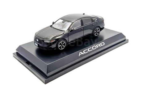 Модель Honda Accord e:HEV (Pearl Black) 2022 1:43 HOBBY JAPAN, масштабная модель, scale43