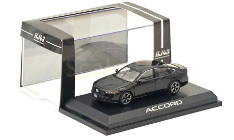 Модель Honda Accord e:HEV (Pearl Black) 2022 1:43 HOBBY JAPAN, масштабная модель, scale43