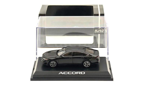 Модель Honda Accord e:HEV (Pearl Black) 2022 1:43 HOBBY JAPAN, масштабная модель, scale43