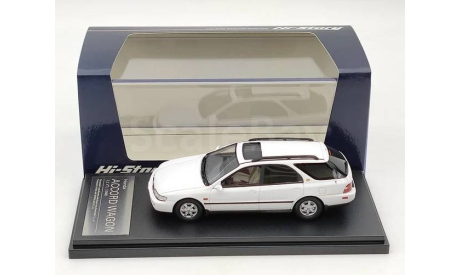 Модель HONDA Accord Wagon 2,2 VTL (1996) white 1:43 HI-STORY, масштабная модель, scale43