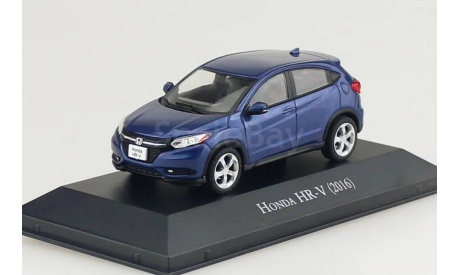 Модель HONDA HR-V AWD SUV (2016) blue 1/43 DEAGOSTINI, масштабная модель, scale43