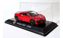 Модель Honda NSX (2016) red metallic 1:43 EDICOLA, масштабная модель, HI-STORY, scale43