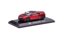 Модель Honda NSX (2016) red metallic 1:43 EDICOLA, масштабная модель, HI-STORY, scale43