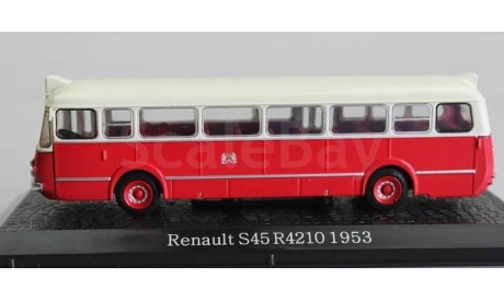 Модель автобус RENAULT S45 R4210 1953 1/72 ATLAS, масштабная модель, 1:72