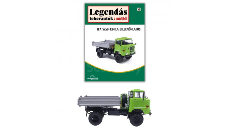 Модель IFA W50 LA 4x4 billenoplatos 1:43 Deagostini/HUNGARY, масштабная модель, scale43