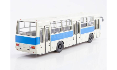Модель Икарус/IKARUS-260.06 белый с голубым 1:43 Советский Автобус (СОВА), масштабная модель, scale43