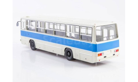 Модель Икарус/IKARUS-260.06 белый с голубым 1:43 Советский Автобус (СОВА), масштабная модель, scale43