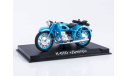 Модель мотоцикл с коляской К-650 ’Днепр’ 1/24 MODIMIO/Наши мотоциклы №41, масштабная модель мотоцикла, Иж, scale24