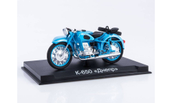 Модель мотоцикл с коляской К-650 ’Днепр’ 1/24 MODIMIO/Наши мотоциклы №41