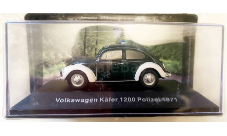 Модель VOLKSWAGEN KAFER (BOGAR) 1200 POLIZEI (1971) 1/43 Hungary/Volkswagen hivatalos modellgyűjtemény - DeA, масштабная модель, DeAgostini, scale43