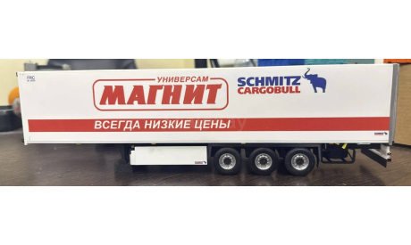 Модель изотермический полуприцеп 3-х осный (рефрижератор) 1:43, масштабная модель, КамАЗ, VA, 1/43