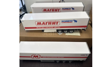 Модель изотермический полуприцеп 3-х осный (рефрижератор) 1:43, масштабная модель, КамАЗ, VA, 1/43