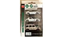 Модель 3 MODELS SET ’DUBAI POLICE’ 1:64 Majorette, масштабная модель, Toyota, scale64