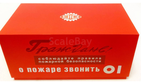Модель ЗиС-101 «Пожарная Охрана» г. Ленинград 1951 г. 1/43 Dip Models, масштабная модель, scale43