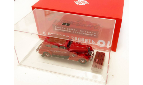 Модель ЗиС-101 «Пожарная Охрана» г. Ленинград 1951 г. 1/43 Dip Models, масштабная модель, scale43