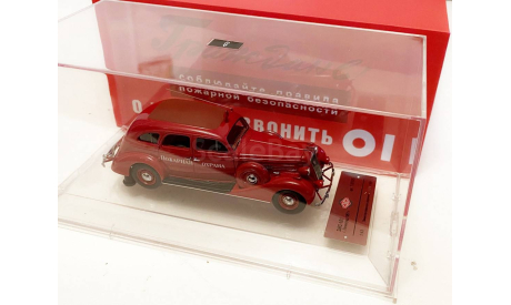 Модель ЗиС-101 «Пожарная Охрана» г. Ленинград 1951 г. 1/43 Dip Models, масштабная модель, scale43