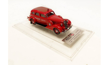 Модель ЗиС-101 «Пожарная Охрана» г. Ленинград 1951 г. 1/43 Dip Models, масштабная модель, scale43