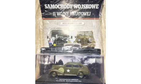 Модель BUICK ROADMASTER 1938 Model U.S. ARMY HQ (USA) 1943 1:43 DEA/POLAND, масштабная модель, DeAgostini (военная серия), scale43