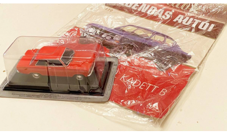 Модель  OPEL KADETT B red 1:43 DeAgostini/Hungary, масштабная модель, scale43