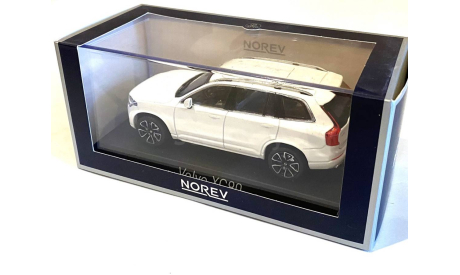 Модель Volvo XC90 (RHD) 2015 white pearl 1:43 Norev, масштабная модель, scale43