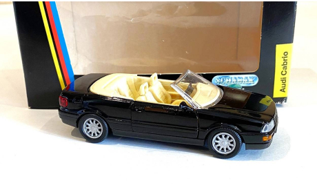 Модель AUDI 80 CABRIO OPEN black met. 1:43 SCHABAK 1051, масштабная модель, scale43
