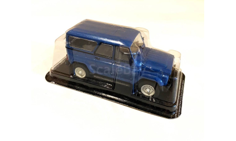 Модель УАЗ-3159 ’БАРС’ синий 1:43 DEA/АВТОЛЕГЕНДЫ СССР, масштабная модель, scale43