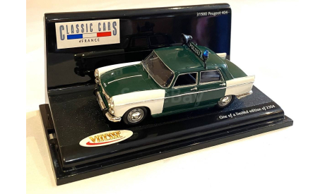 Модель Peugeot 404 BundesPolizei (1960-78) 1:43 CUSTOM, масштабная модель, DeAgostini, scale43