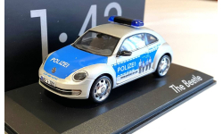 Модель Volkswagen Beetle Bundes Polizei (2012) 1:43 CUSTOM