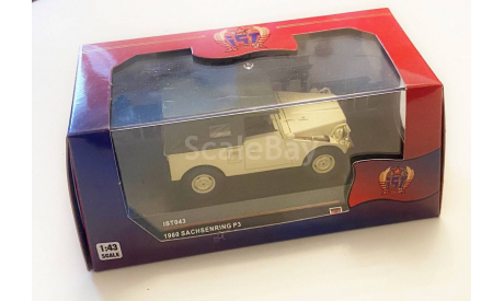 Модель Sachsenring P3 1960 4X4 (Nationale Volksarmee DDR) вооружённые силы ГДР 1/43 IST, масштабная модель, IXO, scale43