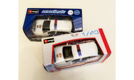 Модель Audi A6 Avant (C8) Rendorseg (Hungary Police) 1:43 BBURAGO, масштабная модель, scale43