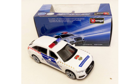 Модель Audi A6 Avant (C8) Rendorseg (Hungary Police) 1:43 BBURAGO, масштабная модель, scale43