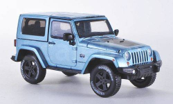 Модель JEEP WRANGLER RUBICON Hard Top 2012 blue met. 1:43 GREENLIGHT