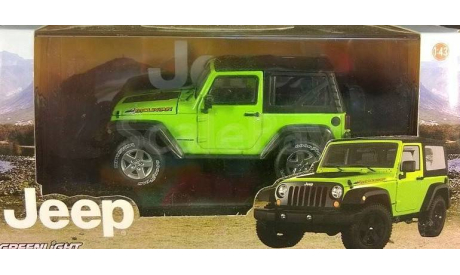 Модель JEEP WRANGLER RUBICON Soft Top 2012 1/43 GREENLIGHT, масштабная модель, scale43