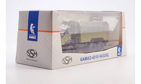 Модель КАМАЗ-4310 с КУНГом К4320Д 1/43 SSM, масштабная модель, scale43