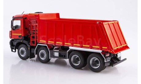 Модель самосвал КАМАЗ/KAMAZ-65951 красный 1:43 ПАО ’КАМАЗ’/SSM, масштабная модель, scale43