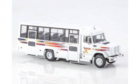 Модель Курганский автобус 422910 белый 1:43 Modelpro, масштабная модель, scale43, КАвЗ