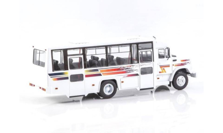 Модель Курганский автобус 422910 белый 1:43 Modelpro, масштабная модель, scale43, КАвЗ
