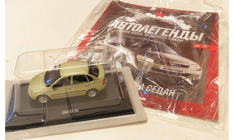 Модель LADA KALINA SEDAN 1/43 DEA/Автолегенды Новая эпоха, масштабная модель, DeAgostini, scale43, ВАЗ