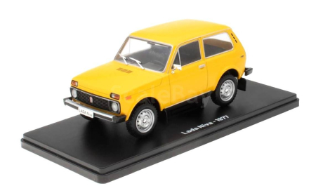 Модель ВАЗ-2121/LADA Niva -1977 Yellow/желтый 1:24 IXO/Hachette, масштабная модель, scale24
