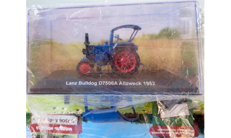 Модель ТРАКТОР Lanz Bulldog D7506A (1952) 1/43 Hachette, журнальная серия Тракторы. История, люди, машины (Hachette), scale43
