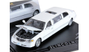 Модель Lincoln TownCar Limousine 2000 white 1:43 Vitesse, масштабная модель, scale43