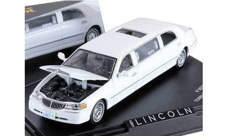 Модель Lincoln TownCar Limousine 2000 white 1:43 Vitesse, масштабная модель, scale43