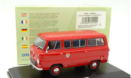 Модель Ford 400E Minibus London Fire Brigade (пожарный) 1/43 OXFORD, масштабная модель, scale43